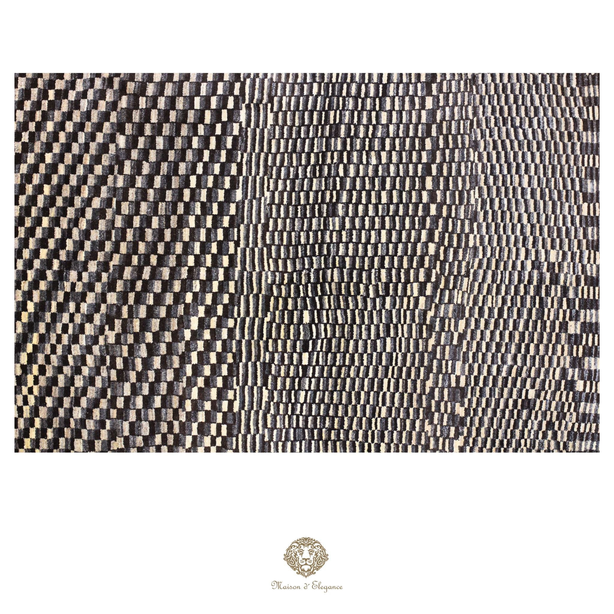 Alfombra persa Kashkuli naturale color tribal | Gabbeh de lana hecha a mano 111 x 183 cm