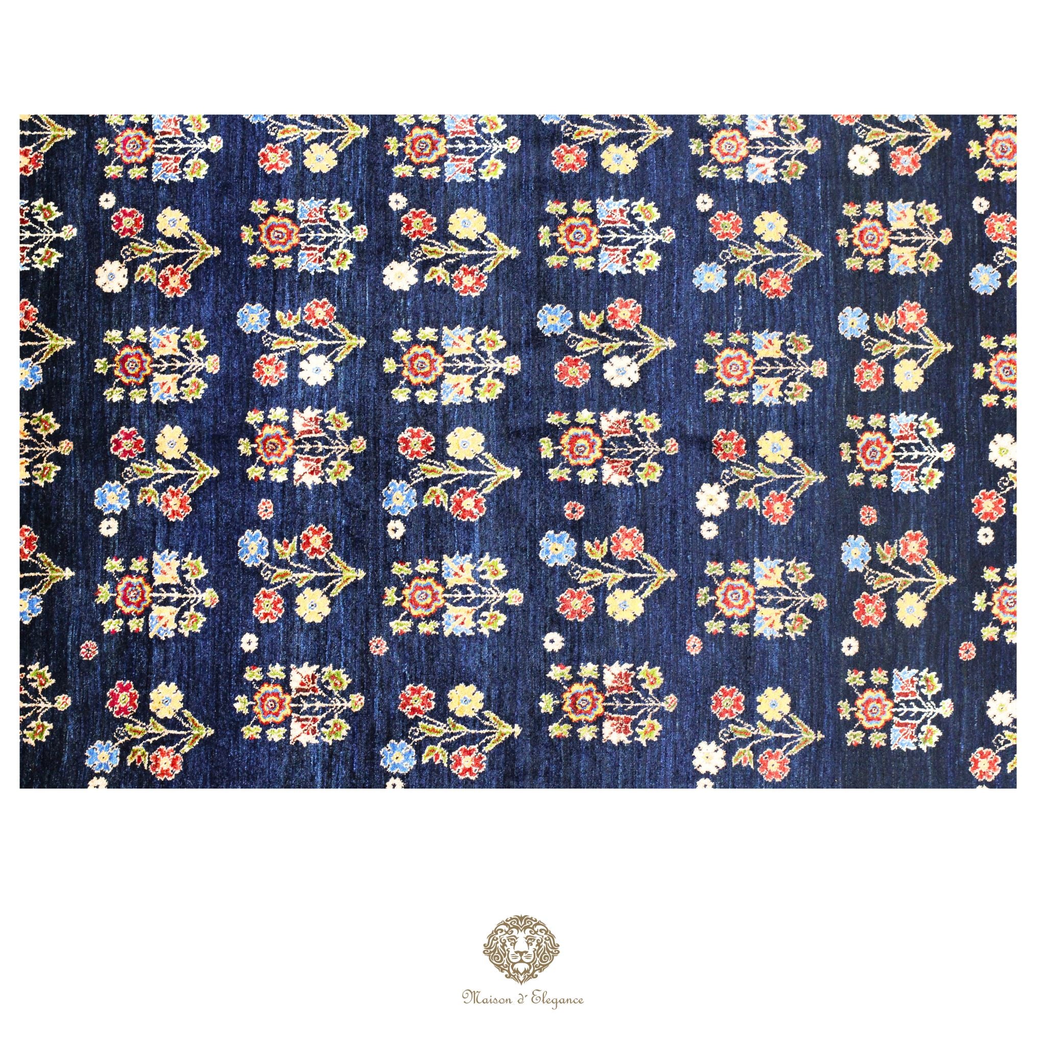 Alfombra persa Trible Fine Kashkuli con tintes naturales | Gabbeh de lana hecha a mano 164 x 238 cm