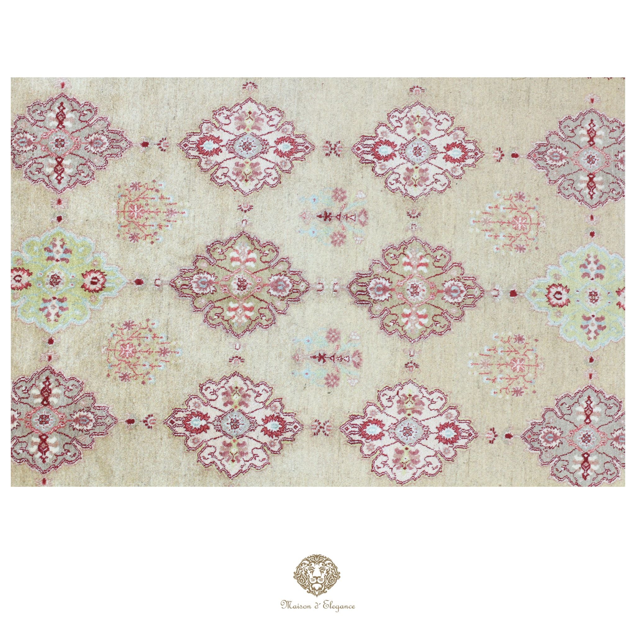 Alfombra persa Trible Fine Kashkuli con tintes naturales | Loribaft de lana hecha a mano 170 x 242 cm