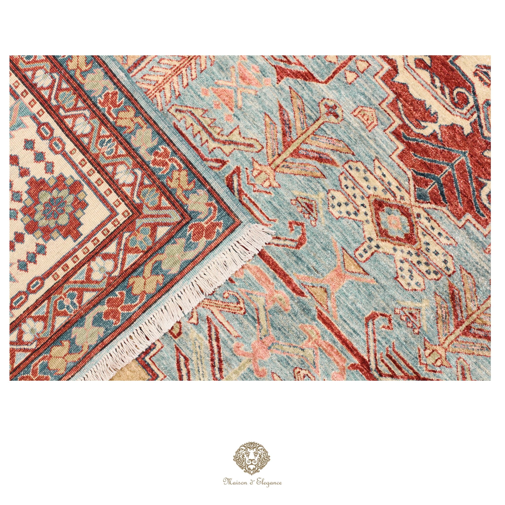 Kasak Fine Wool Rug Medallion Classic Design | Hand-knotted  239 x 335 cm