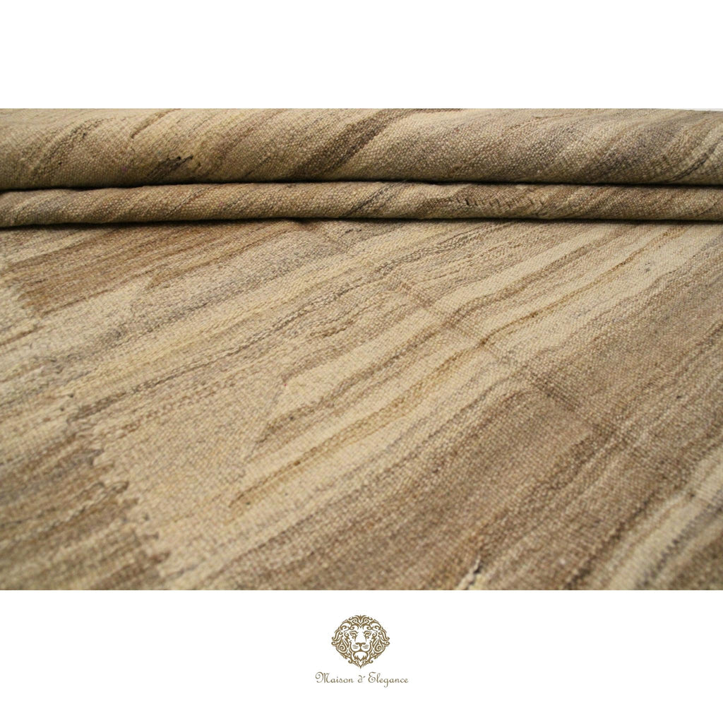 Maison d'Elegance Persian Wool Kilim Artisan Crafted with Naturally Dyed Vibrant Tones