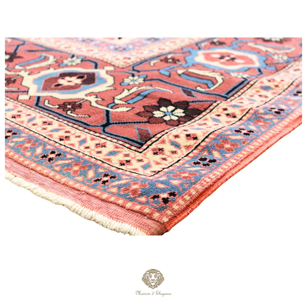 Alfombra de lana superfina con diseño floral Heriz estilo ivory | Alfombra Empire Maison 252x308 cm