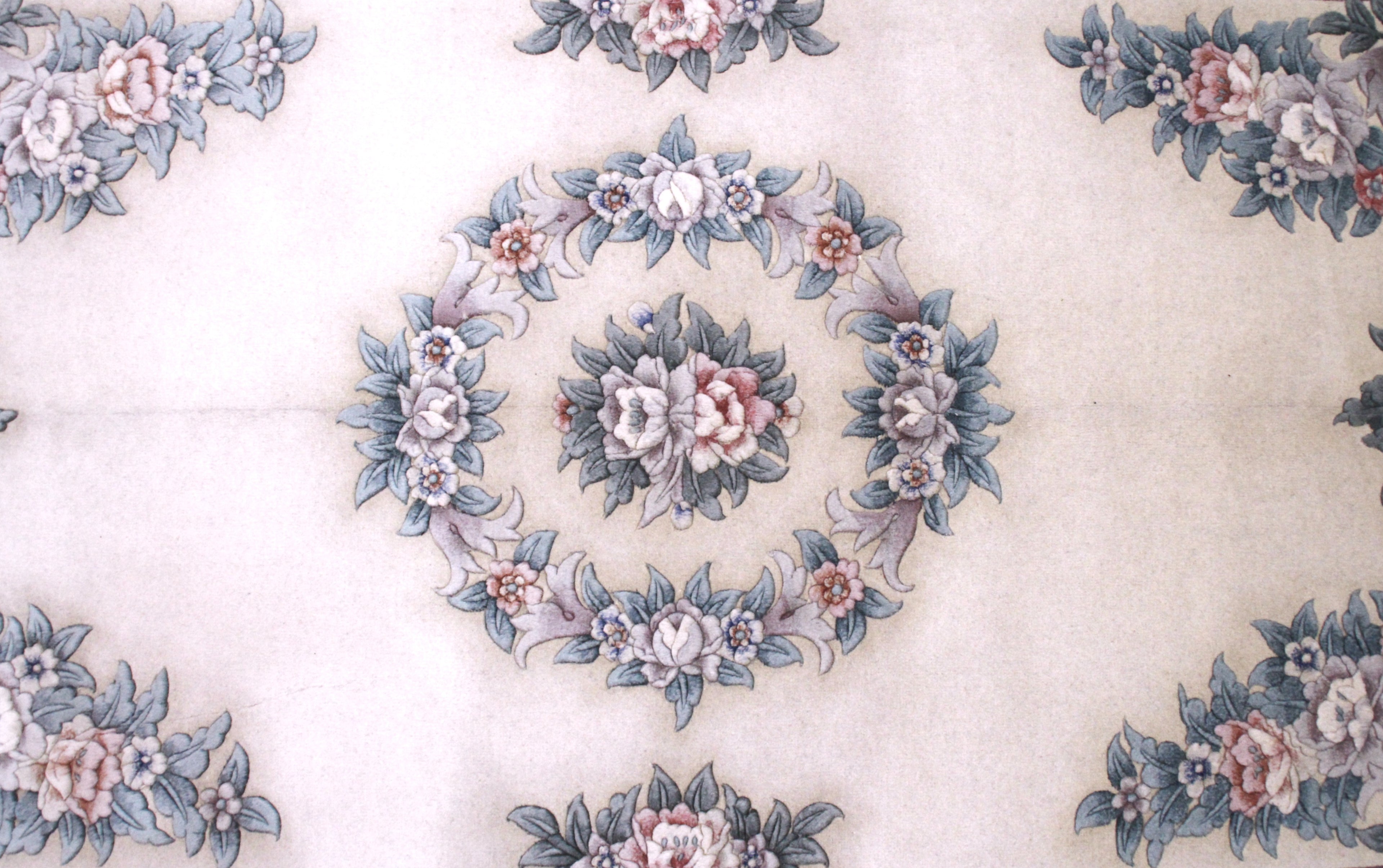 Decorative floral pattern on a light background