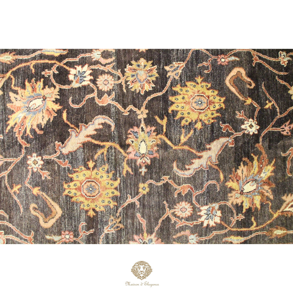 Alfombra Hindú Mahal Floral Lana - Hecha a Mano 287 x 178 cm