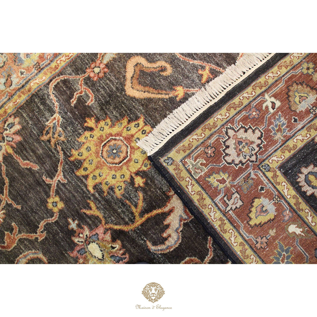 Alfombra Hindú Mahal Floral Lana - Hecha a Mano 287 x 178 cm