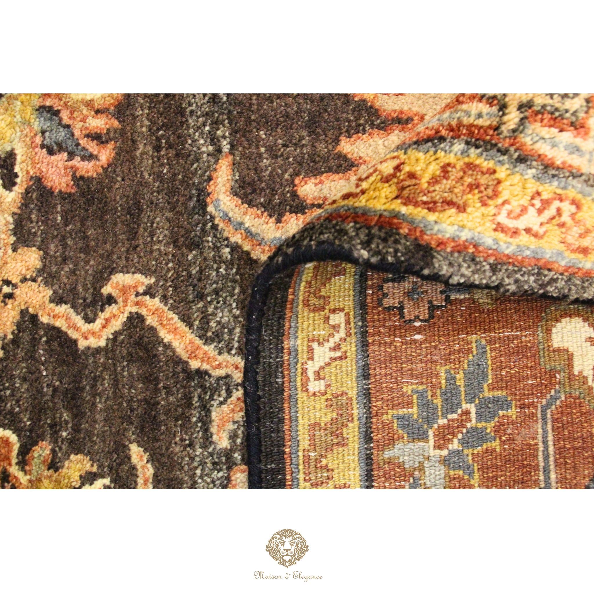 Alfombra Hindú Mahal Floral Lana - Hecha a Mano 287 x 178 cm