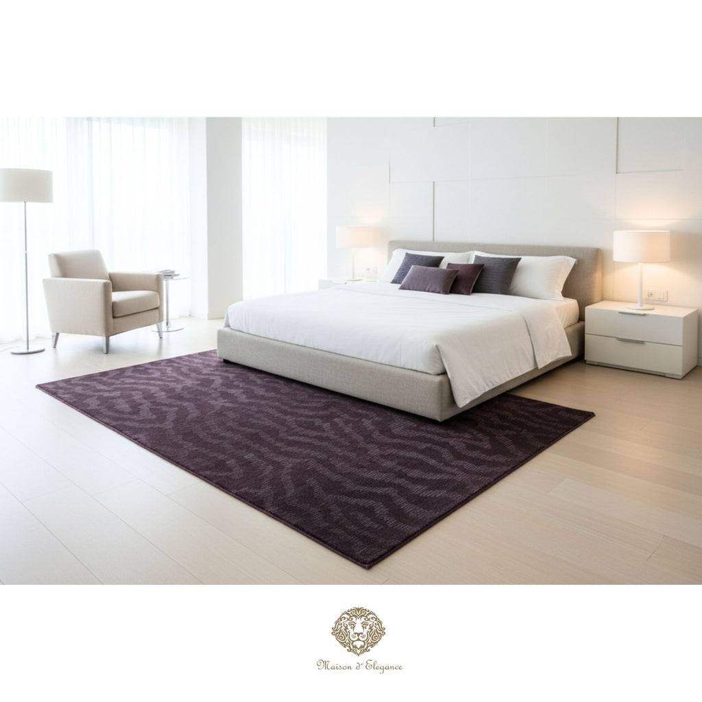 Alfombra Moderna Oscura Lana - Hecha a Mano 207 x 142 cm