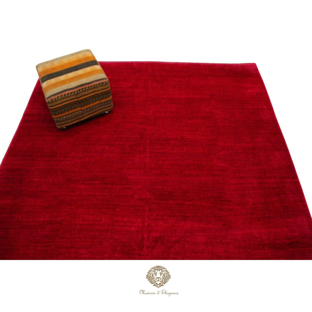 : Alfombra Darya Refreshed Lisa Fucsia Lana 240 x 220 cm