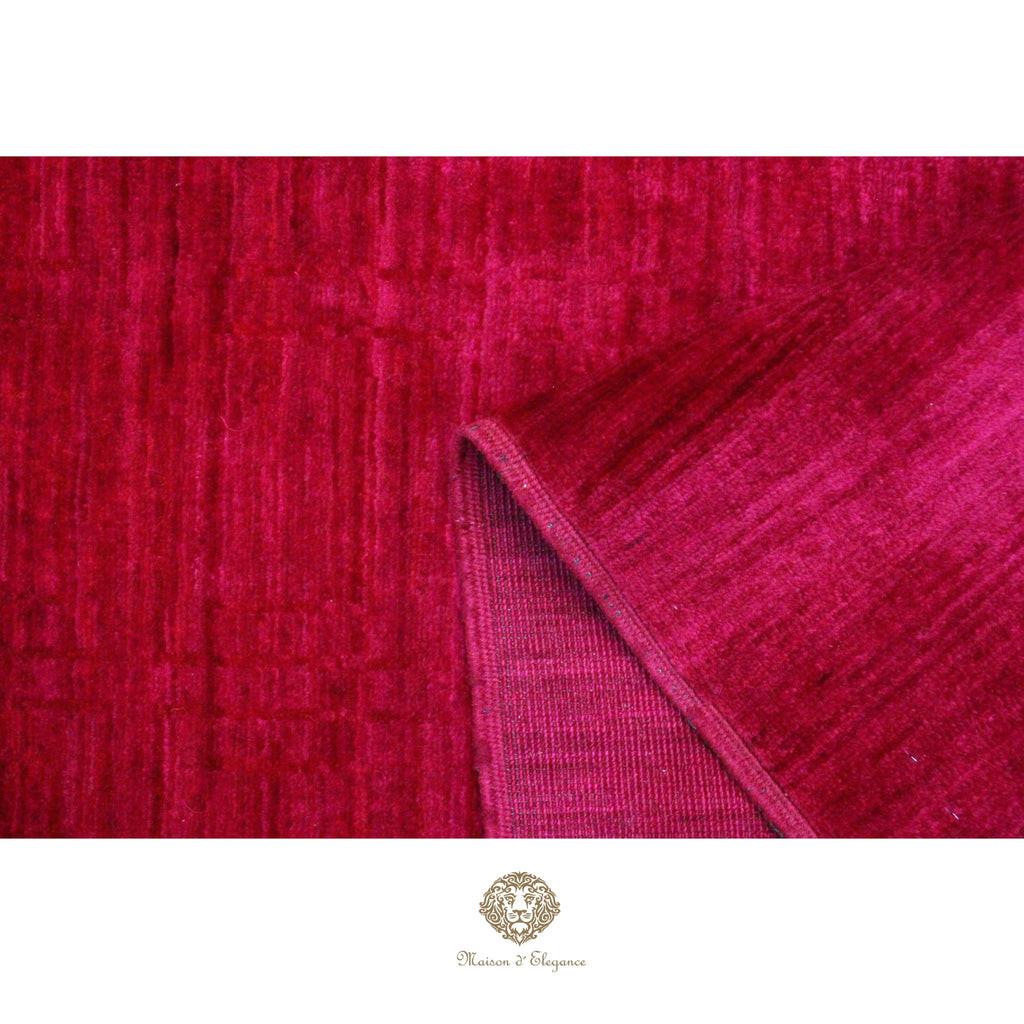 : Alfombra Darya Refreshed Lisa Fucsia Lana 240 x 220 cm
