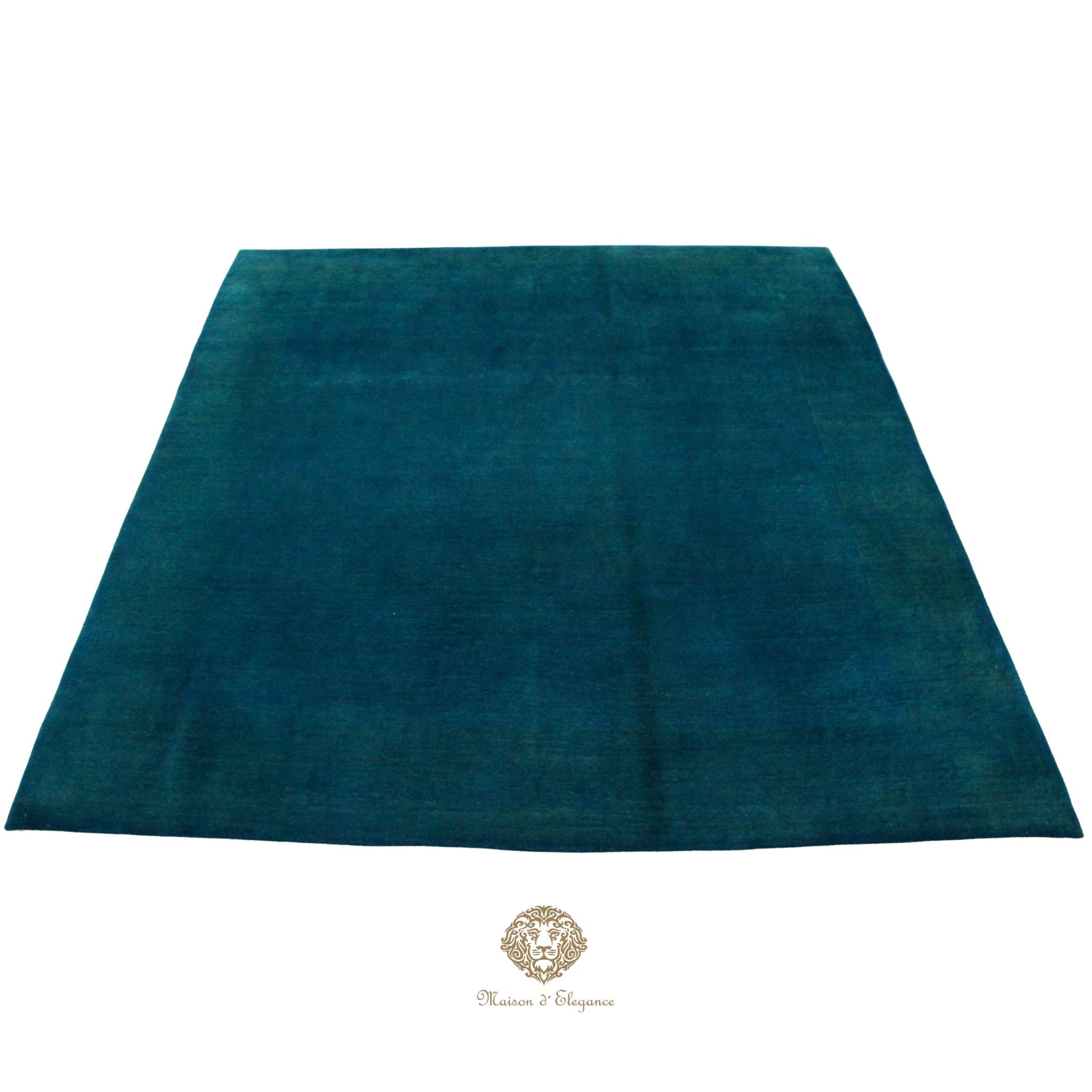 Alfombra Nemoh Refreshed Turquesa Intenso Lana 235 x 225 cm