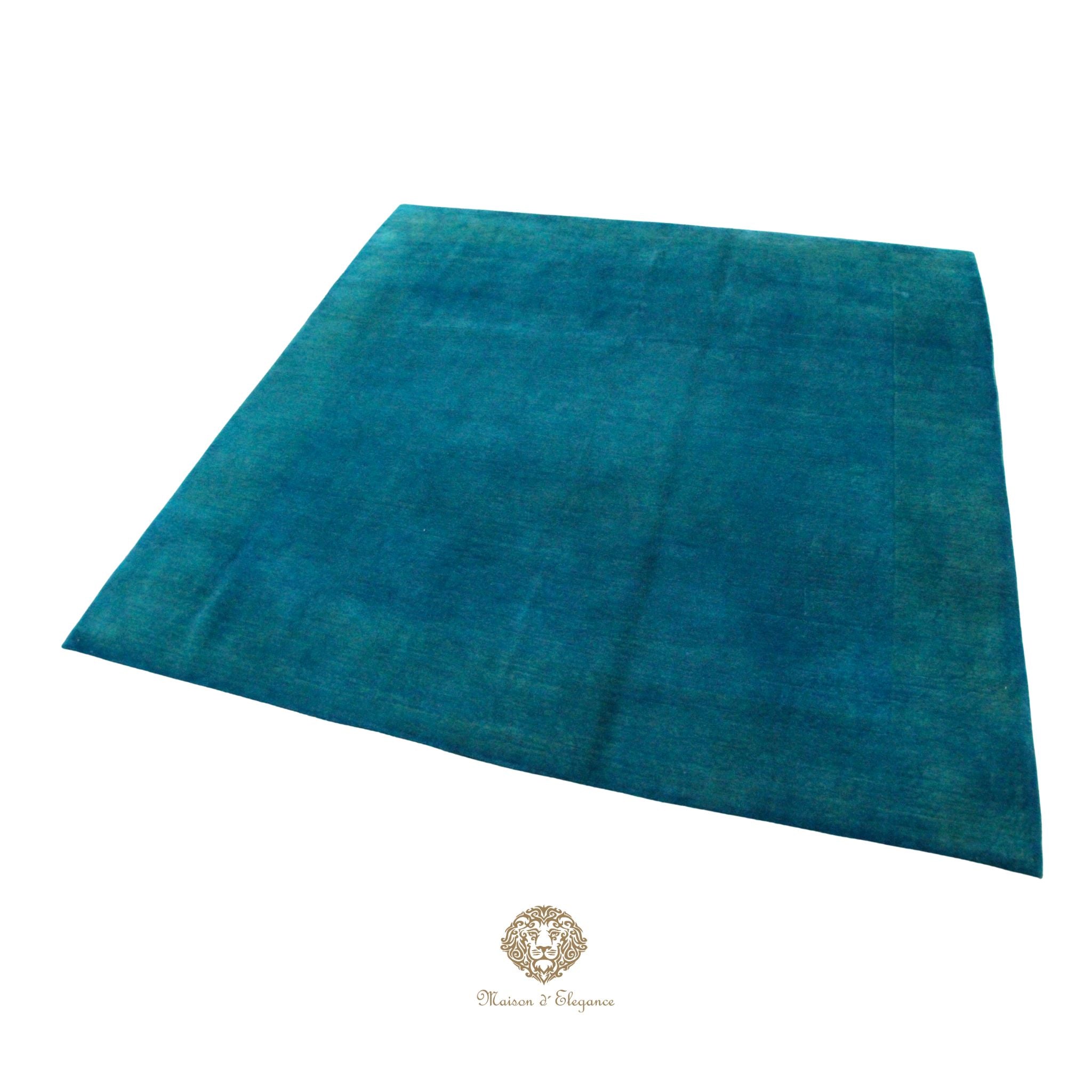 Alfombra Nemoh Refreshed Turquesa Intenso Lana 235 x 225 cm