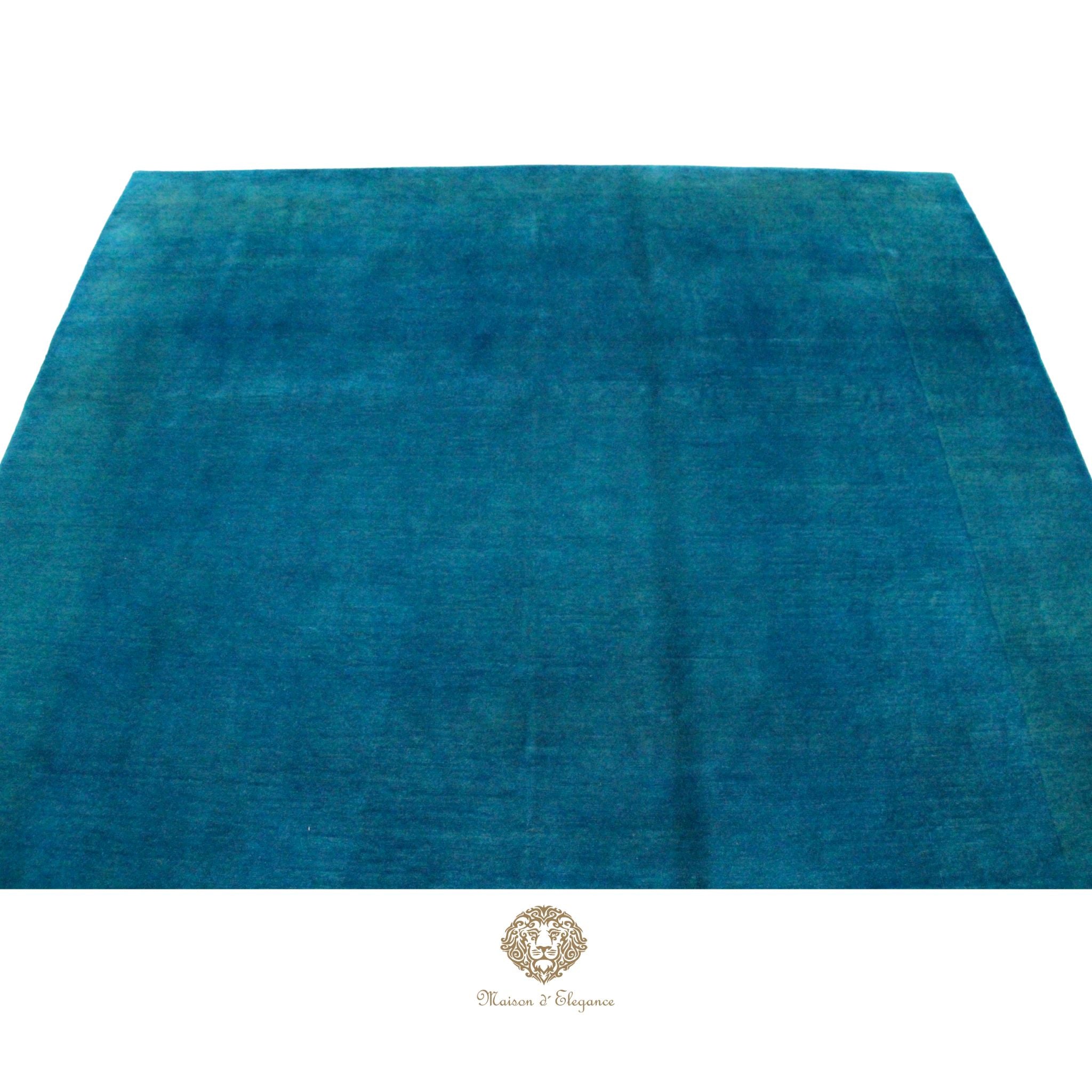 Alfombra Nemoh Refreshed Turquesa Intenso Lana 235 x 225 cm