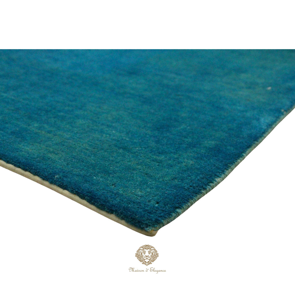 Alfombra Nemoh Refreshed Turquesa Intenso Lana 235 x 225 cm