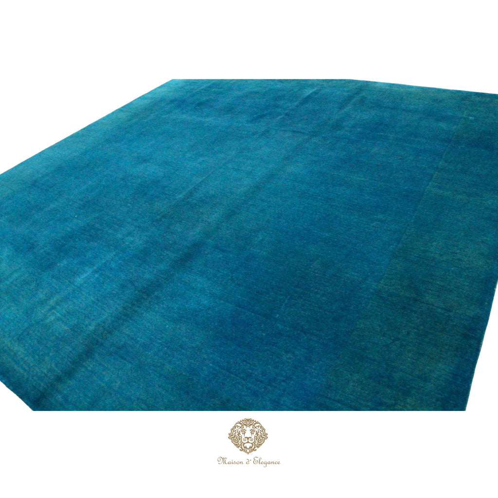 Alfombra Nemoh Refreshed Turquesa Intenso Lana 235 x 225 cm