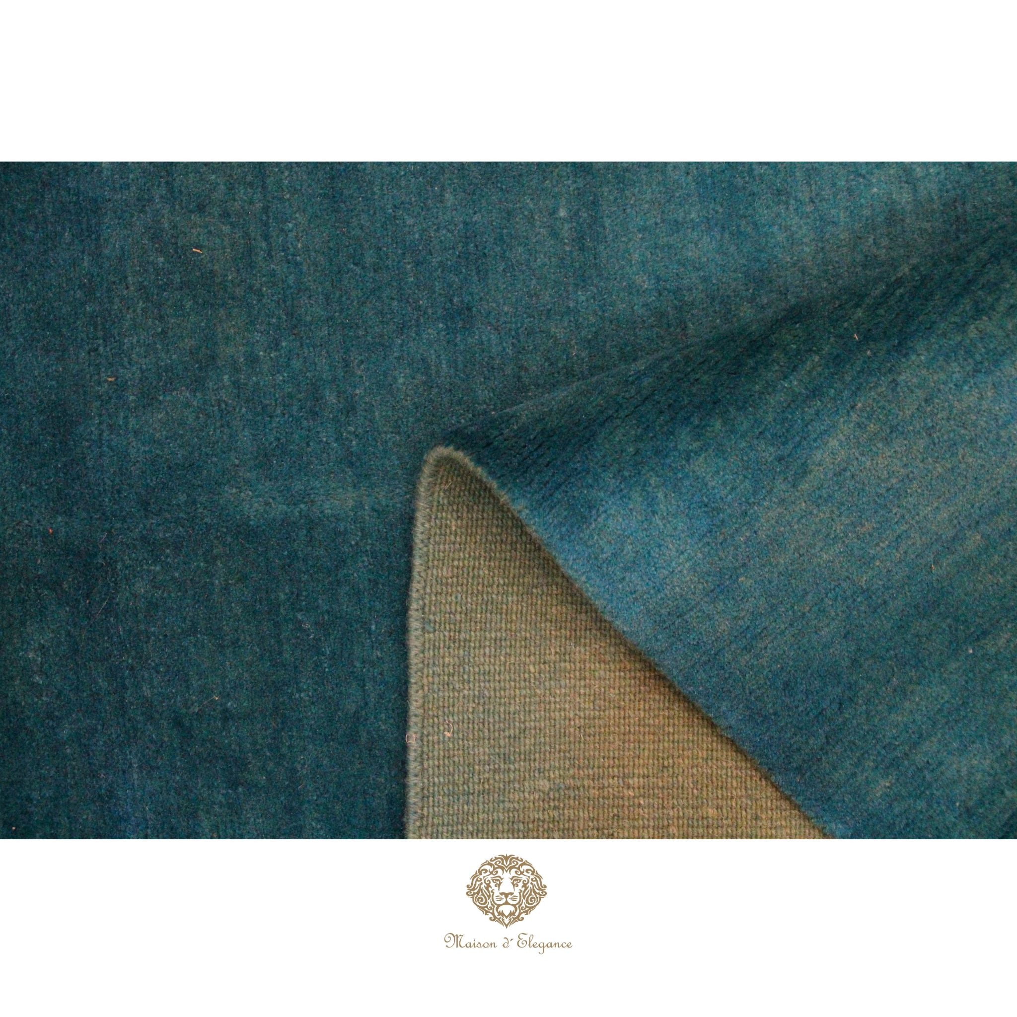 Alfombra Nemoh Refreshed Turquesa Intenso Lana 235 x 225 cm