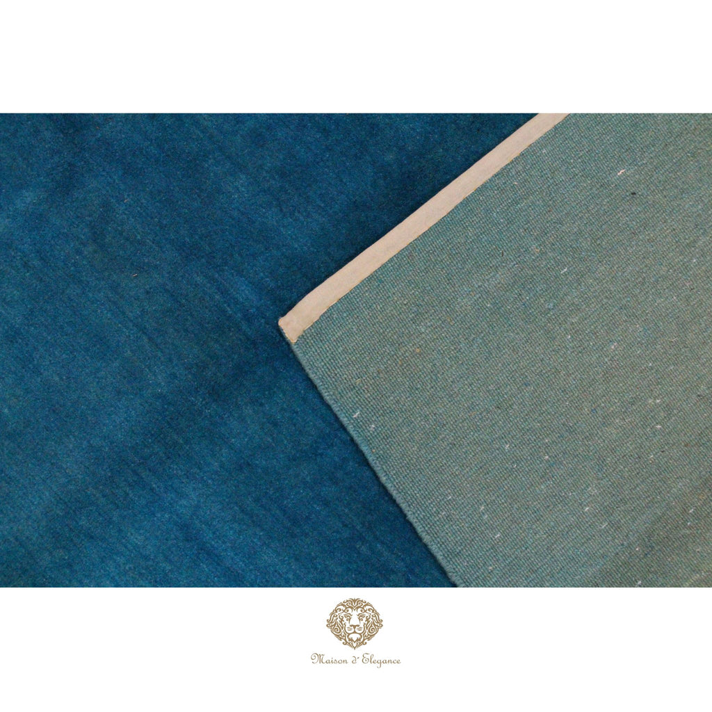 Alfombra Nemoh Refreshed Turquesa Intenso Lana 235 x 225 cm