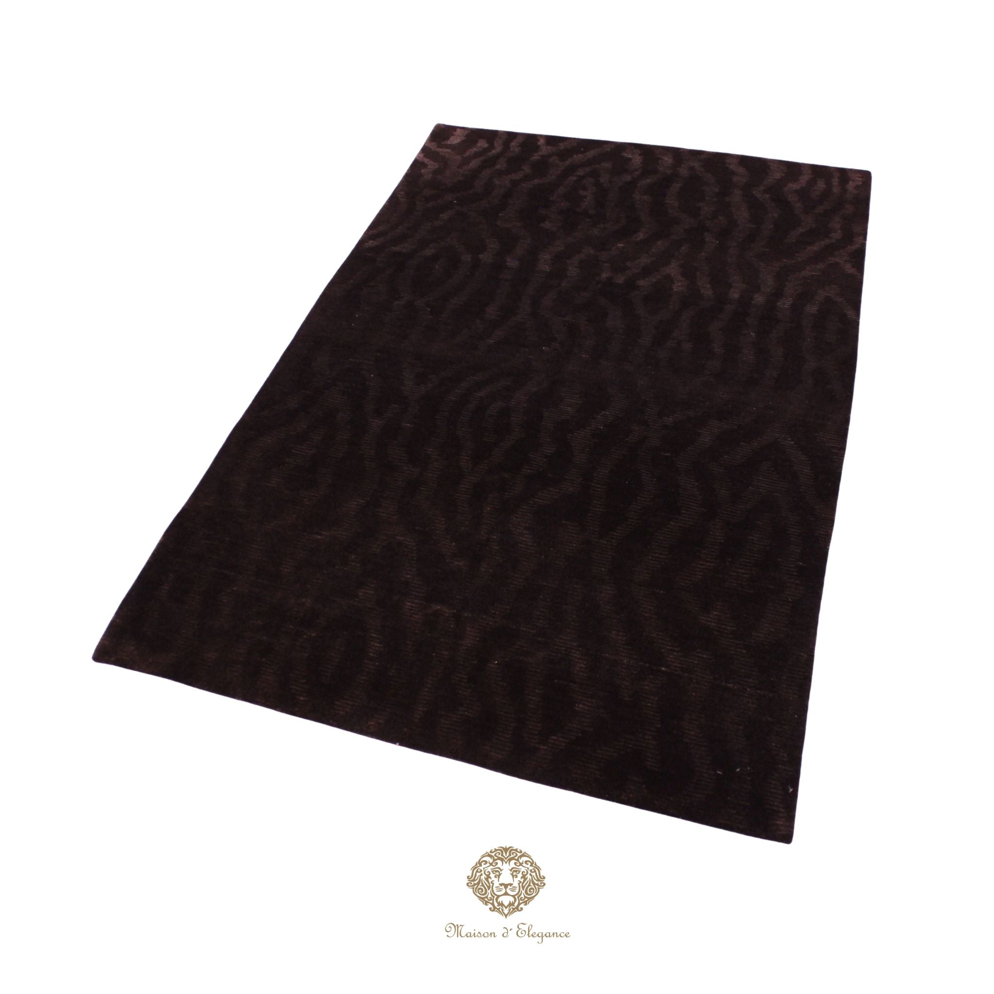 Alfombra Moderna Oscura Lana - Hecha a Mano 207 x 142 cm