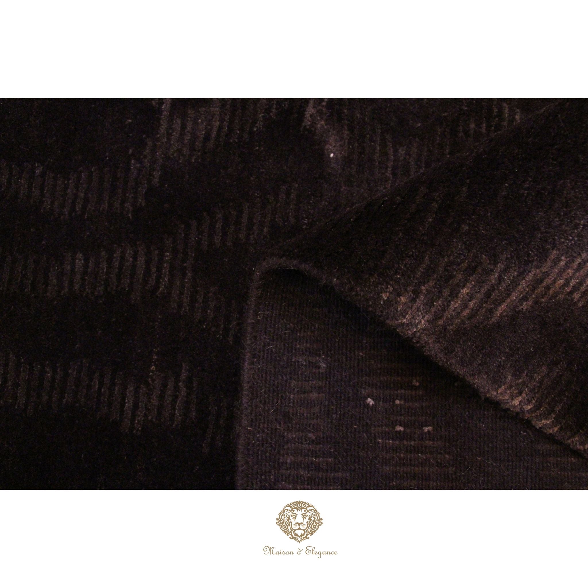 Alfombra Moderna Oscura Lana - Hecha a Mano 207 x 142 cm