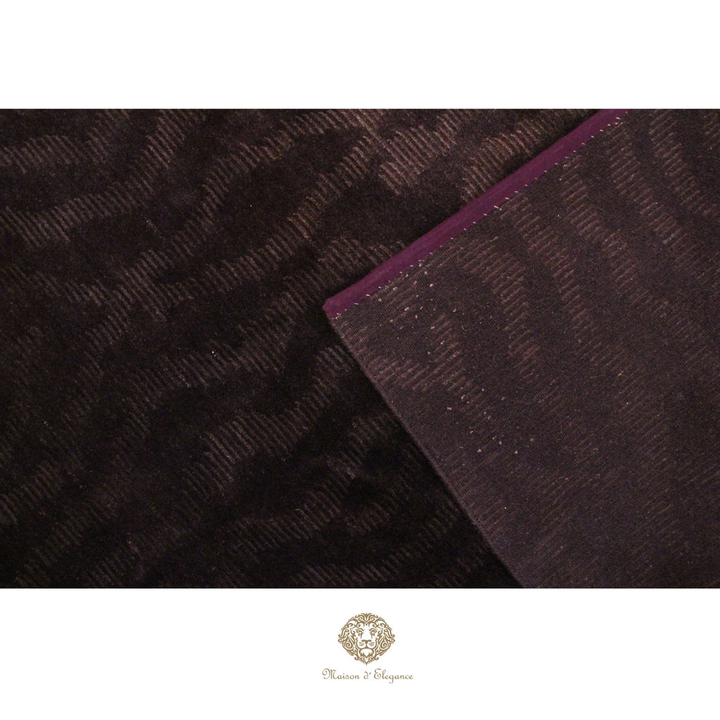 Alfombra Moderna Oscura Lana - Hecha a Mano 207 x 142 cm