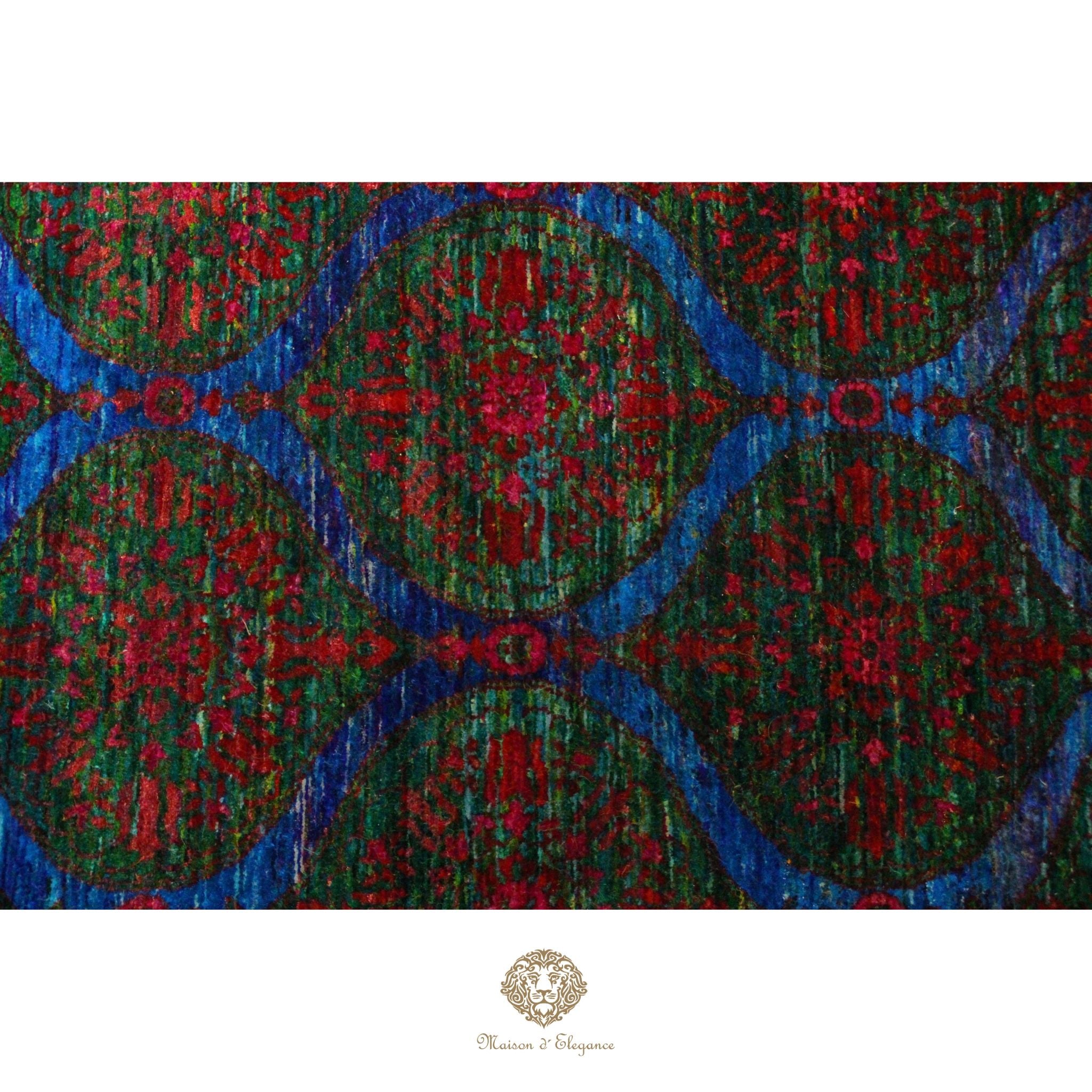 Alfombra Moderna Lana y Seda Colores Vibrantes Diseño Contemporáneo | Mischioff 240x164 cm