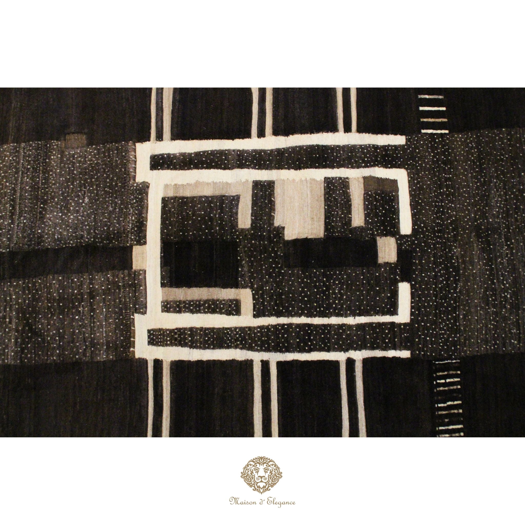 Alfombra Moderna Lana Degradado Tonos Neutros Hecha a Mano 229 x 162 cm