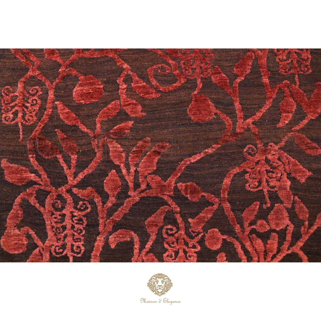 Alfombra Moderna Moharamat de lana con diseño contemporáneo 194 x 158 cm