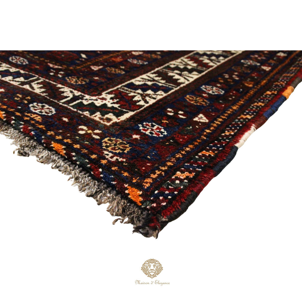 Alfombra Qashqai Lana Diseño Tribal Persa Auténtica 306 x 206 cm
