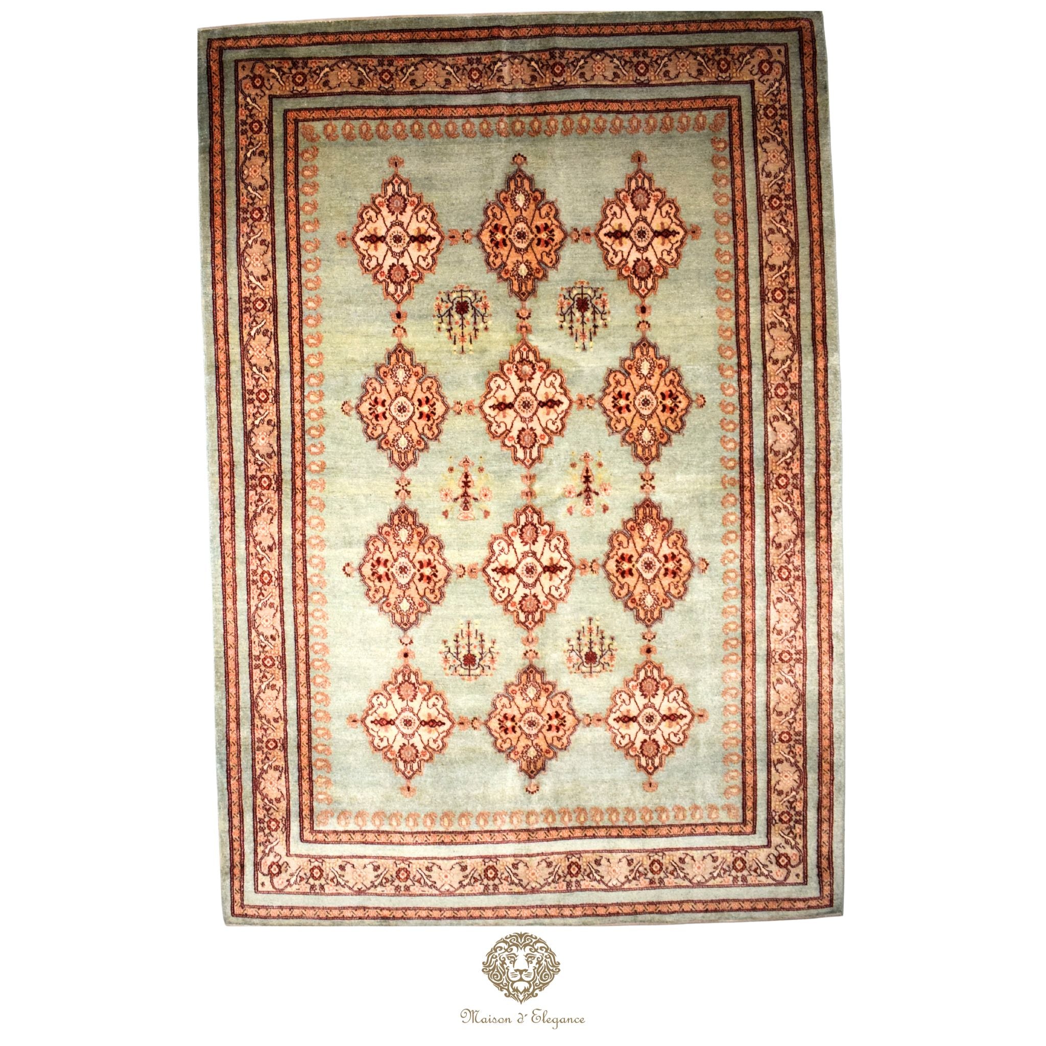 Alfombra Moderna Lana Premium Colores Fríos | 244 X 156 cm