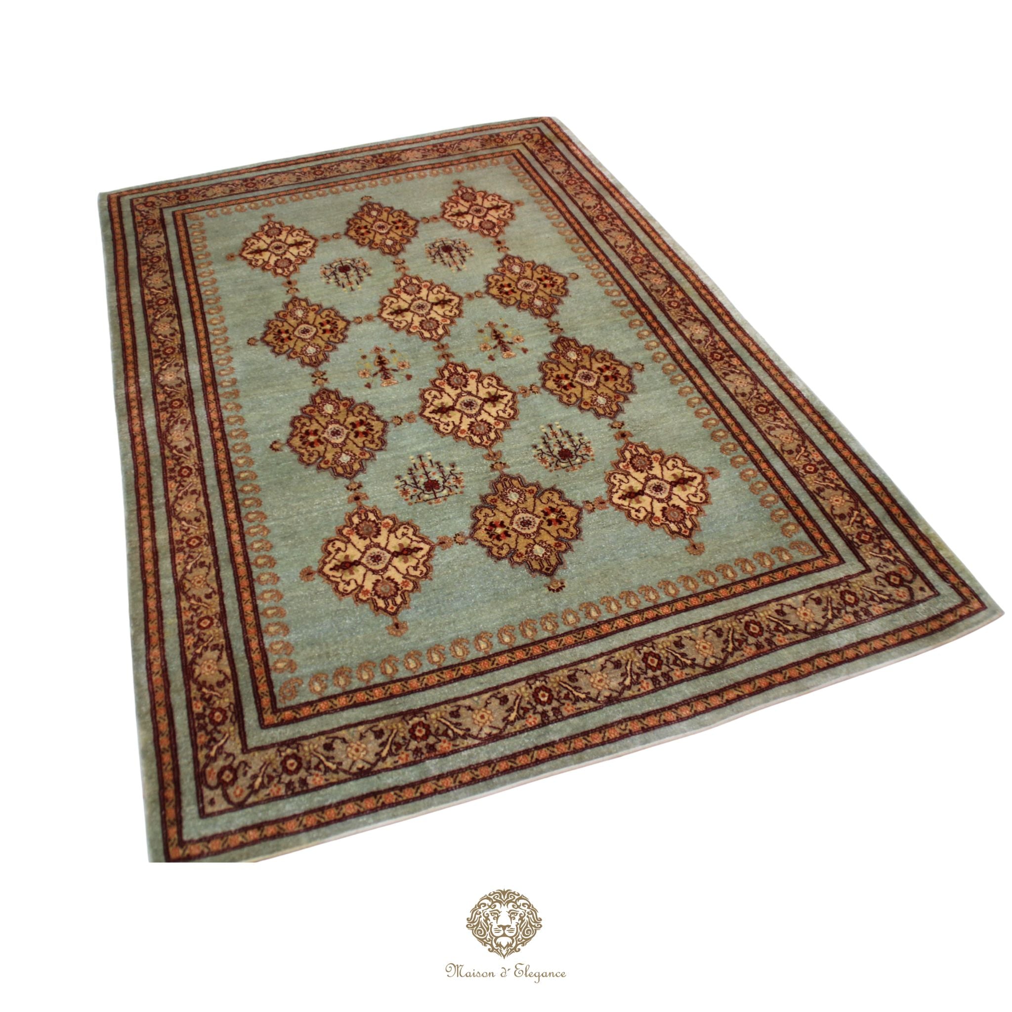 Alfombra Moderna Lana Premium Colores Fríos | 244 X 156 cm