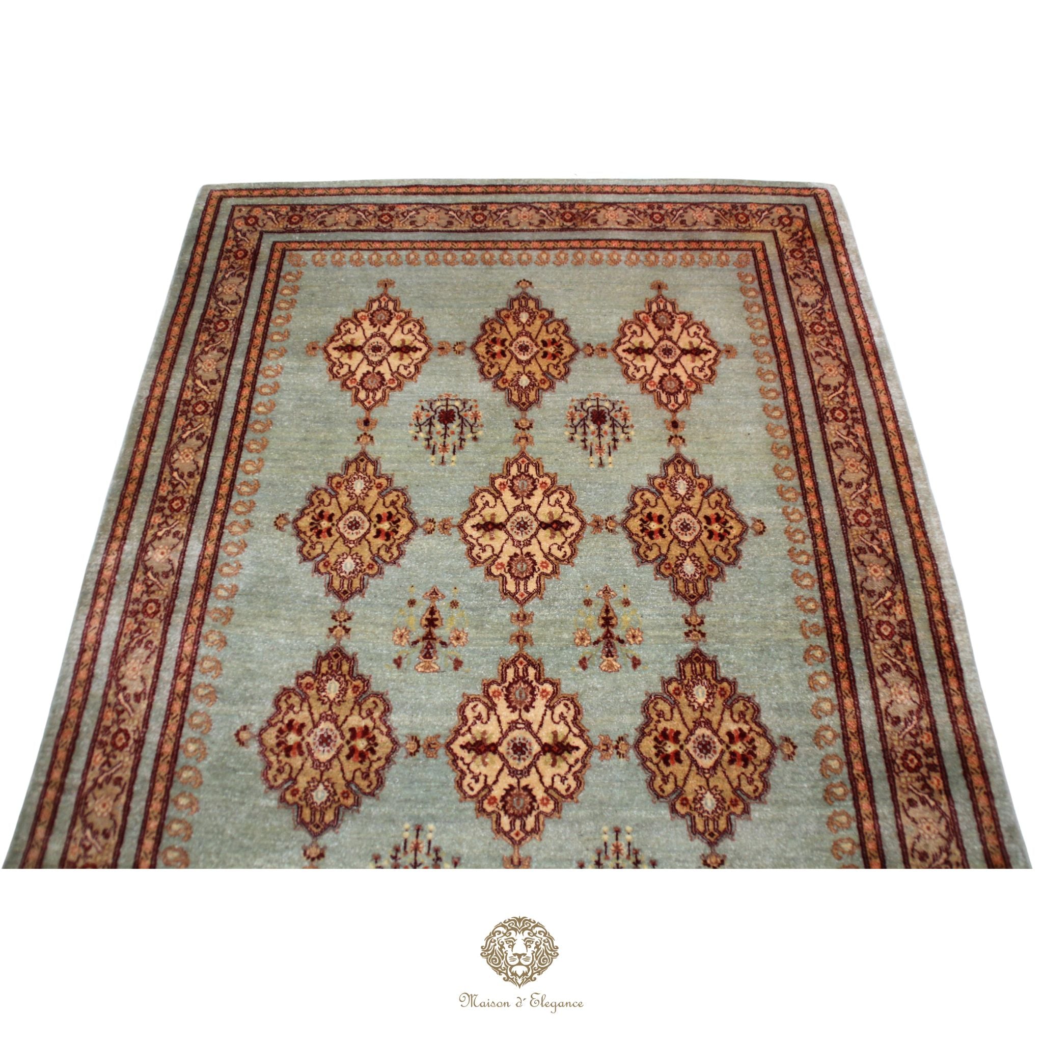 Alfombra Moderna Lana Premium Colores Fríos | 244 X 156 cm