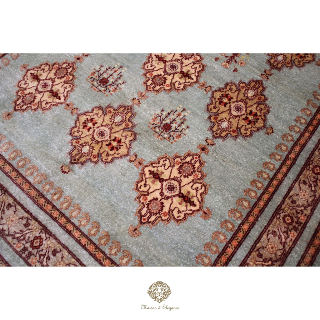 Alfombra Moderna Lana Premium Colores Fríos | 244 X 156 cm