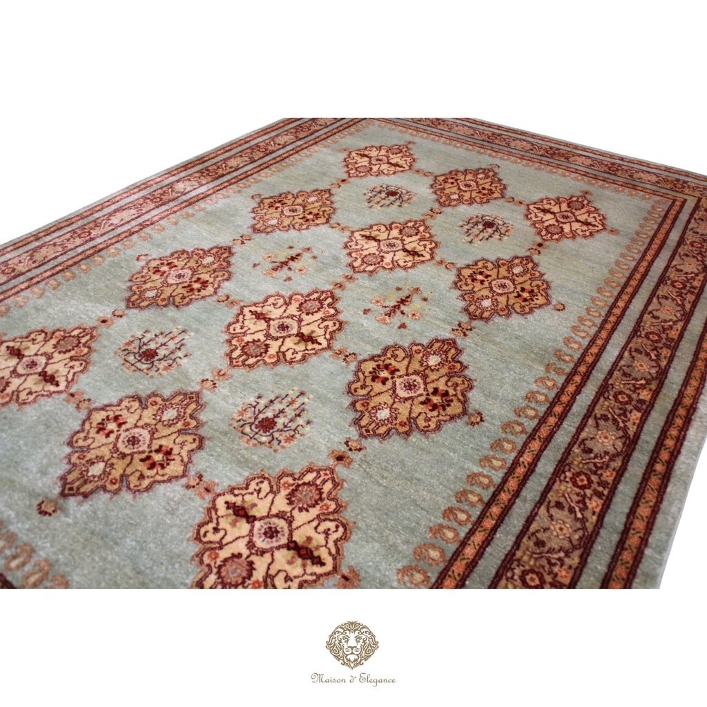 Alfombra Moderna Lana Premium Colores Fríos | 244 X 156 cm