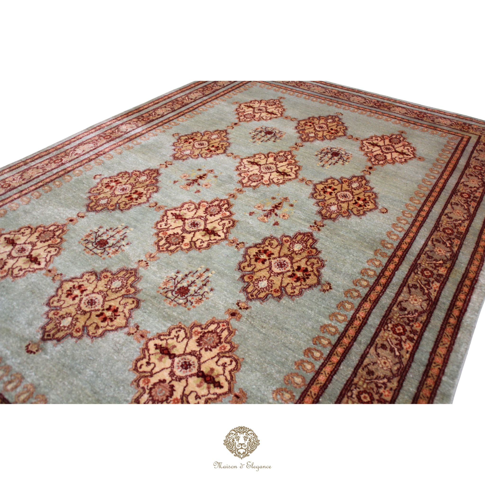 Alfombra Moderna Lana Premium Colores Fríos | 244 X 156 cm