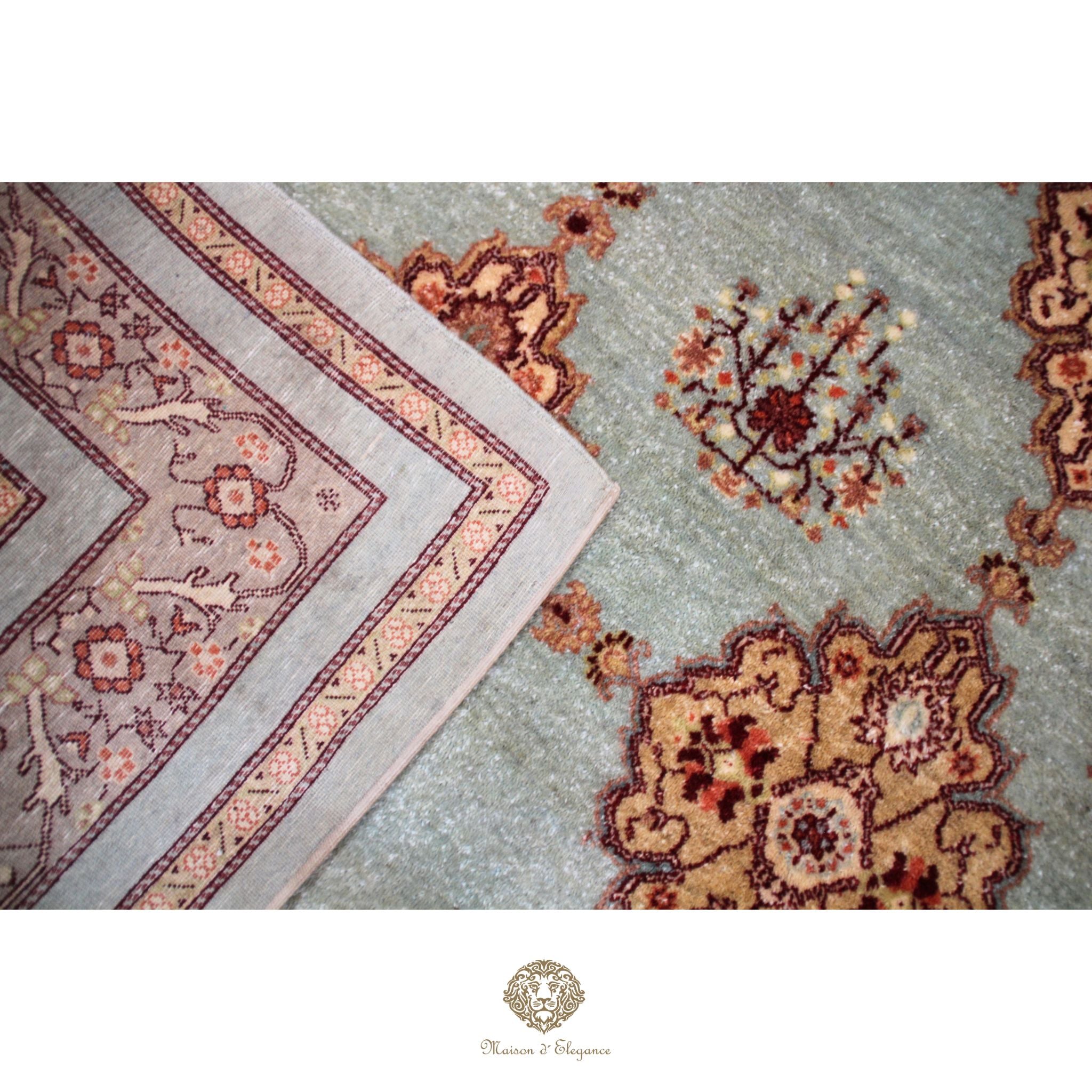Alfombra Moderna Lana Premium Colores Fríos | 244 X 156 cm