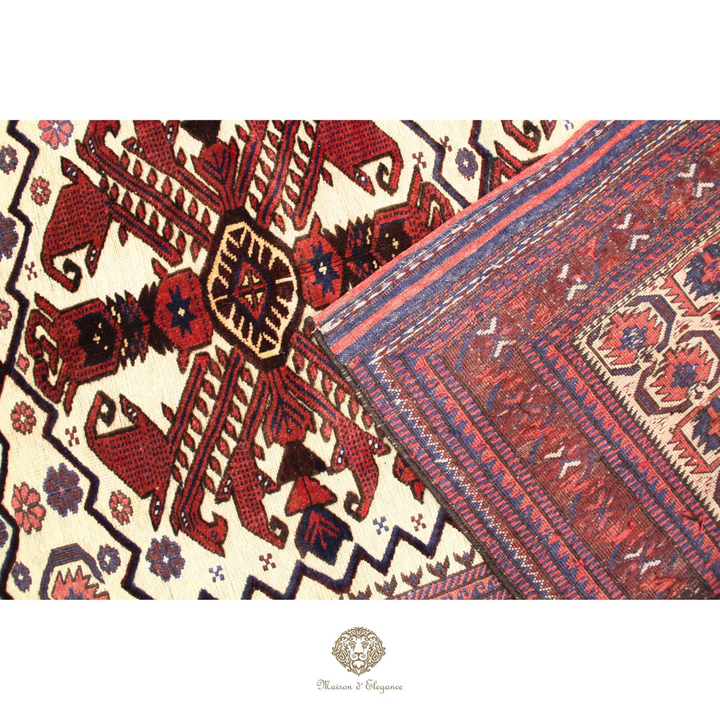 Alfombra Soumak Artesanal Lana/ Tintes Vegetales 260 x 200 cm