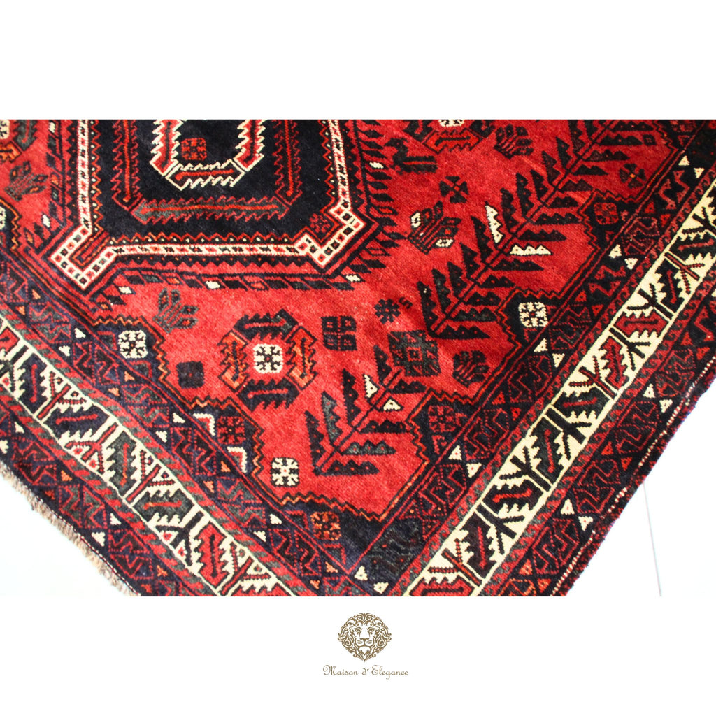 Alfombra Shiraz Geométrica de Lana - Colores Vibrantes 276 x 203 cm