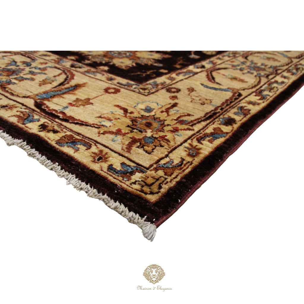 Alfombra Mahal Lana Diseño Floral Persa Clásica 248 x 193 cm