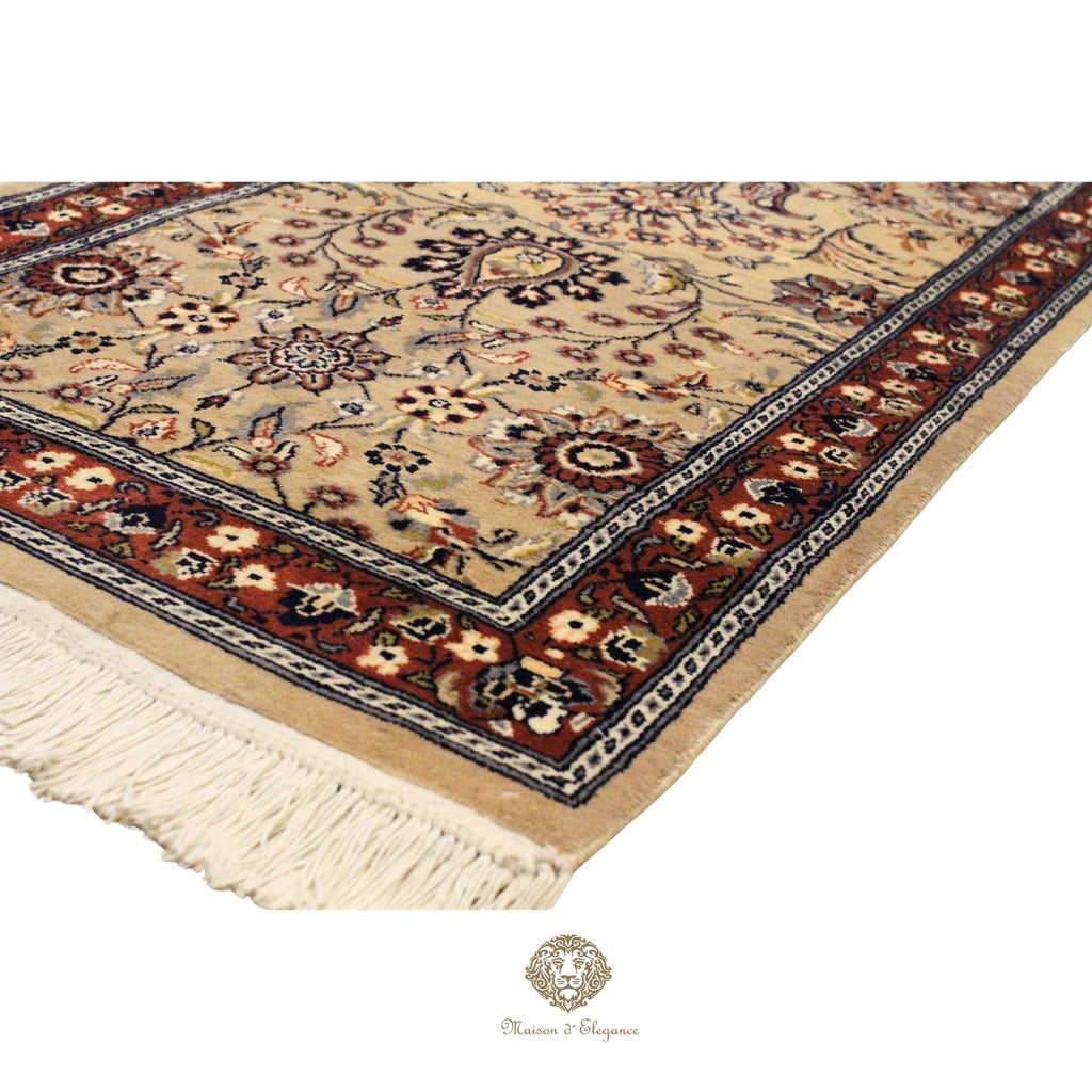 Caminero Oriental Tradicional Lana Pura - Alfombra Artesanal 404 x 75 cm