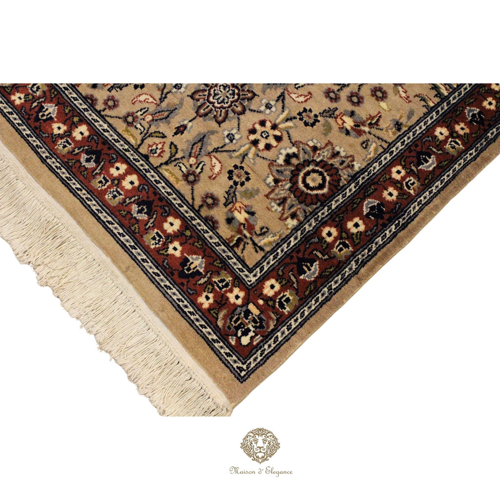 Caminero Oriental Tradicional Lana Pura - Alfombra Artesanal 404 x 75 cm