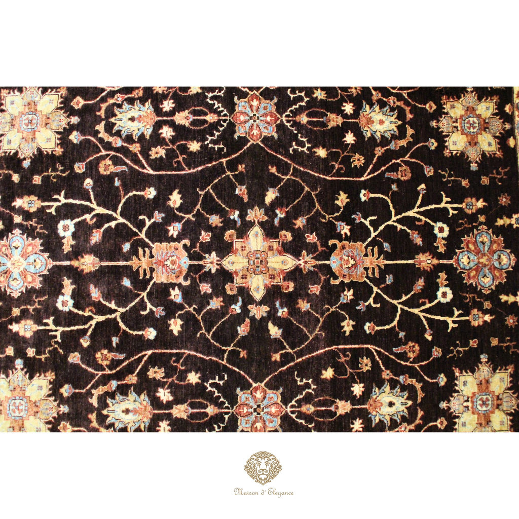 Alfombra Mahal Lana Diseño Floral Persa Clásica 248 x 193 cm