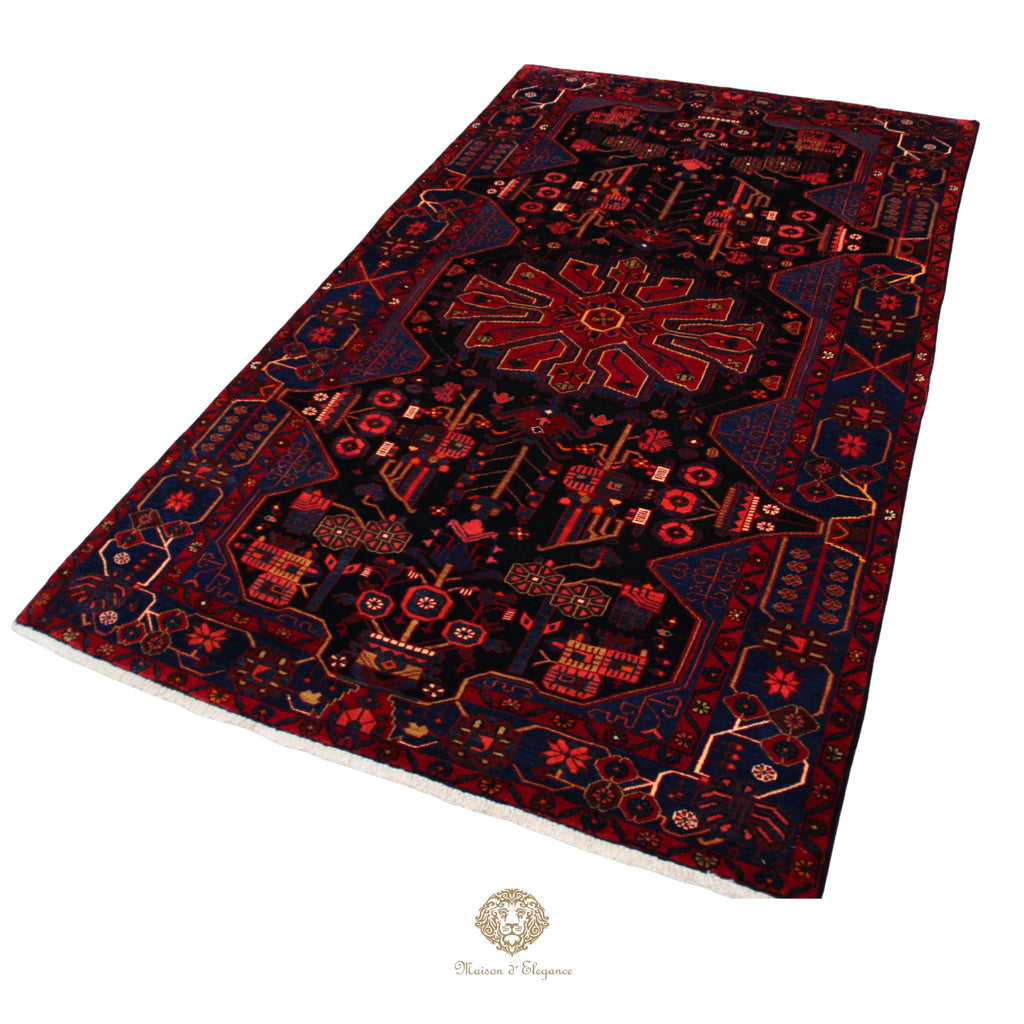 Alfombra Artesanal Lana Natural Tintes Vegetales 262 x 156 cm