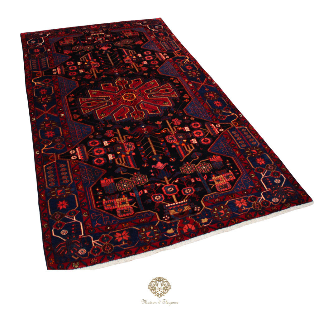 Alfombra Artesanal Lana Natural Tintes Vegetales 262 x 156 cm