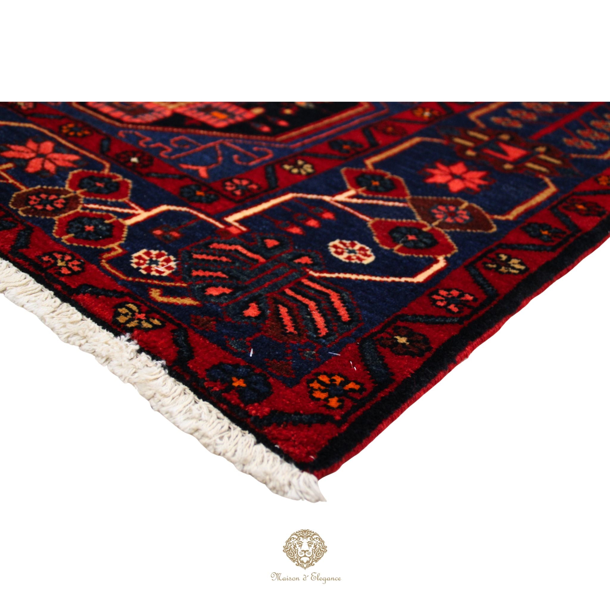 Alfombra Artesanal Lana Natural Tintes Vegetales 262 x 156 cm