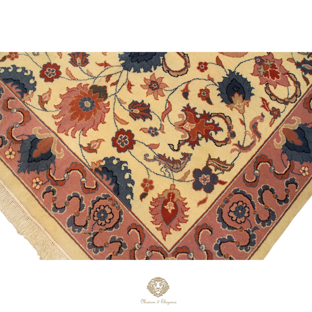 Alfombra Tradicional Lana All Over Colores Pasteles - Diseño Artesanal 280 x 179 cm