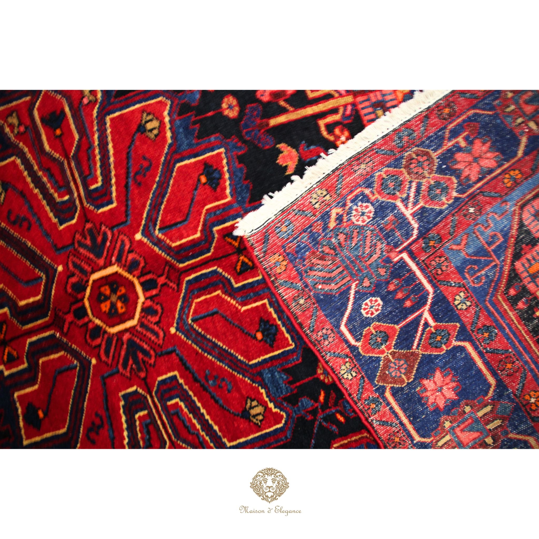 Alfombra Artesanal Lana Natural Tintes Vegetales 262 x 156 cm