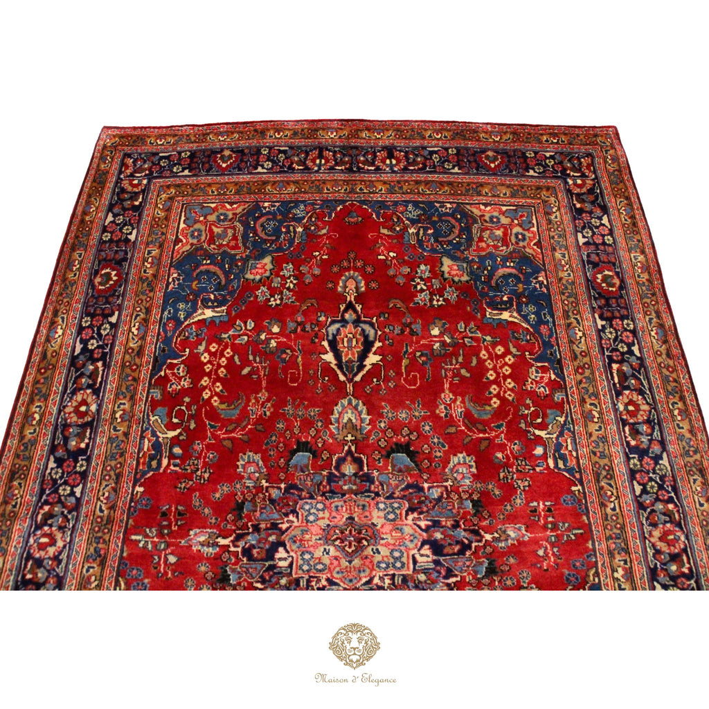 Alfombra Tradicional Lana Medallón Central Hecha a Mano 300 x 198 cm