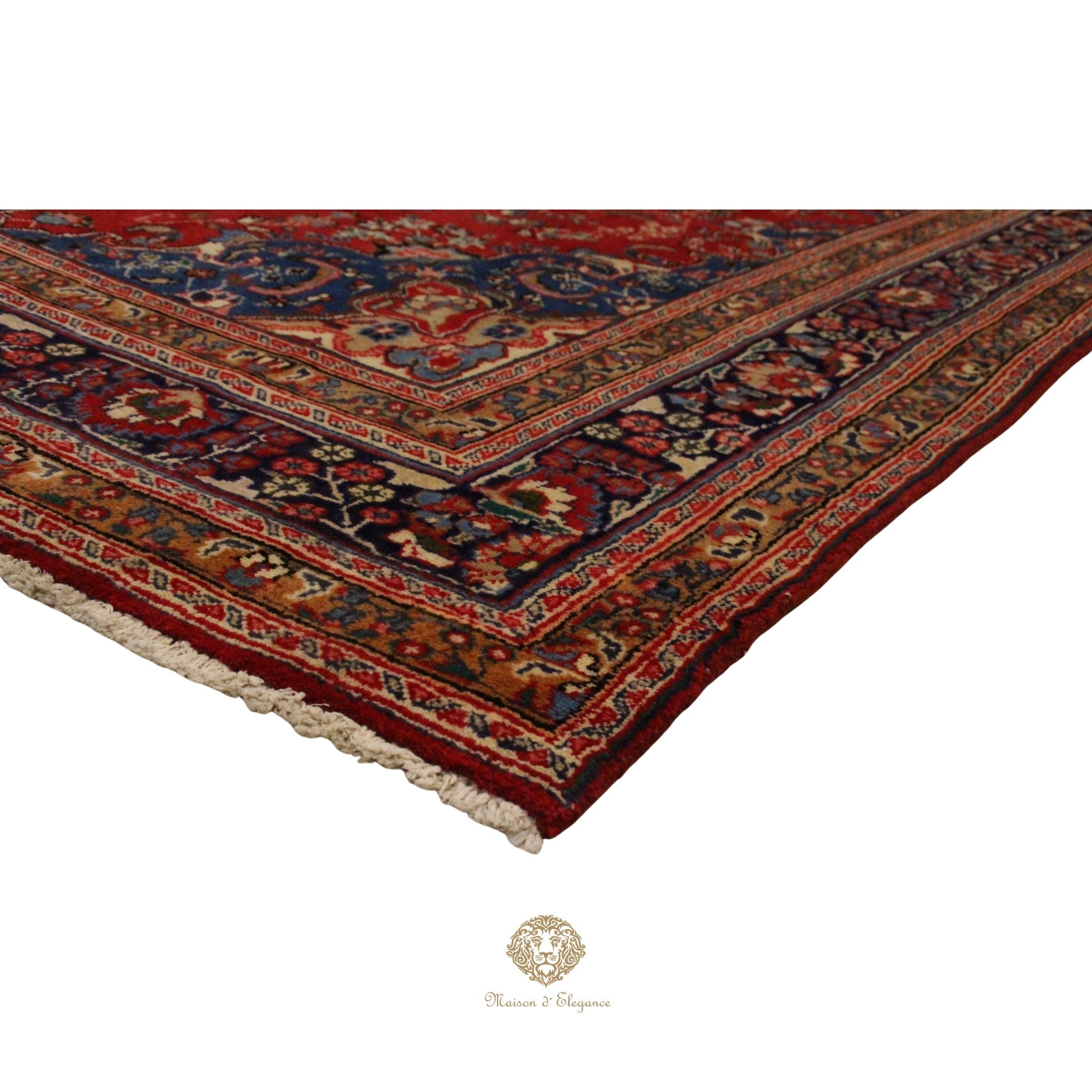 Alfombra Tradicional Lana Medallón Central Hecha a Mano 300 x 198 cm