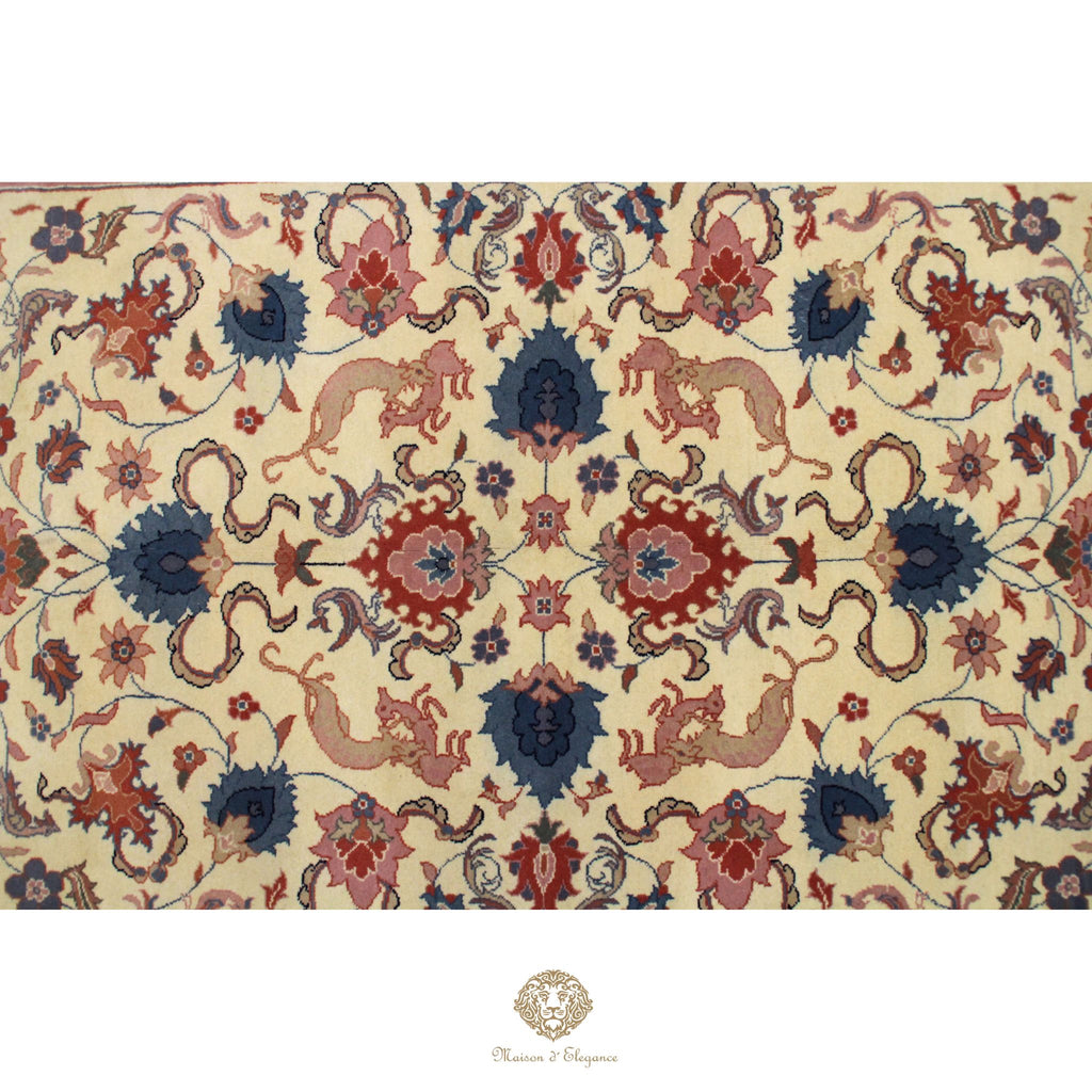 Alfombra Tradicional Lana All Over Colores Pasteles - Diseño Artesanal 280 x 179 cm