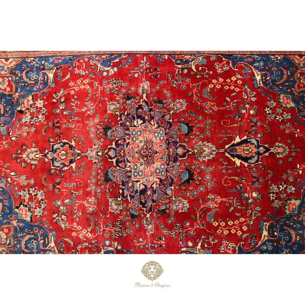 Alfombra Tradicional Lana Medallón Central Hecha a Mano 300 x 198 cm