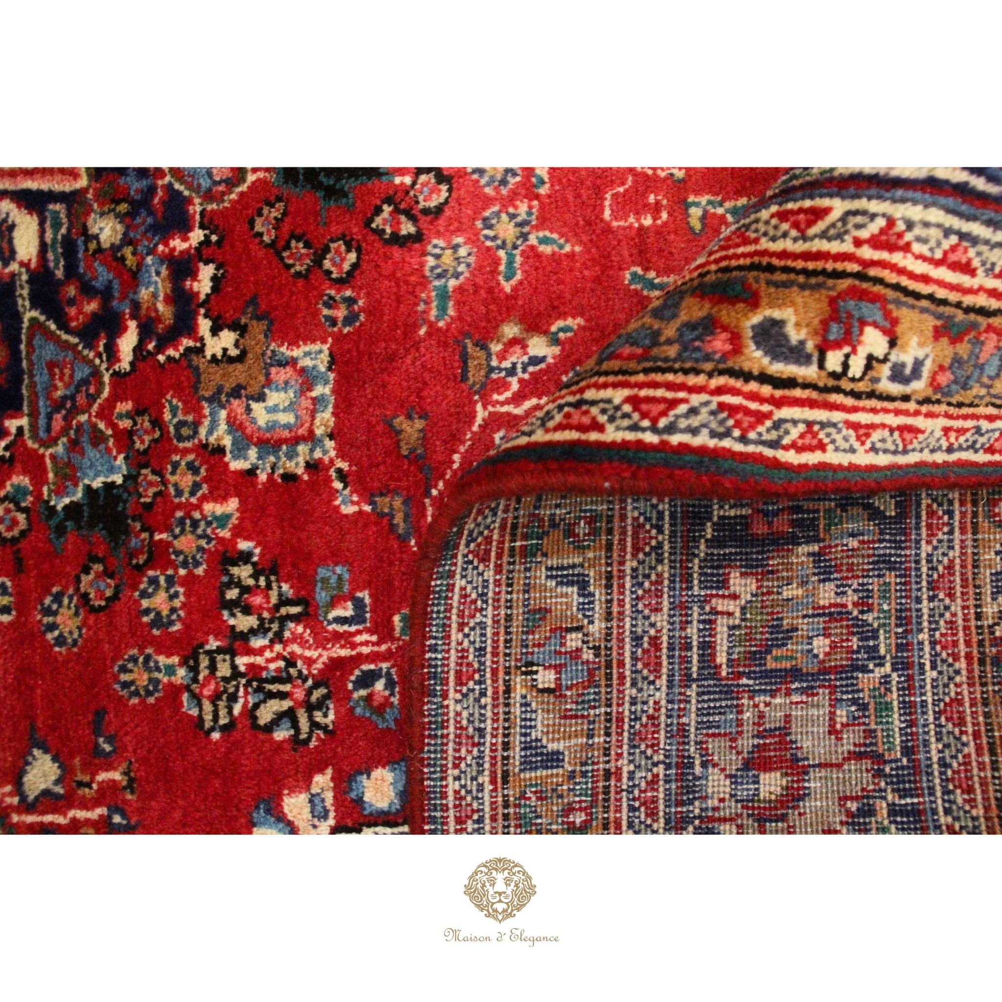 Alfombra Tradicional Lana Medallón Central Hecha a Mano 300 x 198 cm